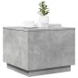 vidaXL Couchtisch mit LED-Leuchten Betongrau 50x50x40 cm vidaXL Couchtisch mit LED-Leuchten Betongrau 50x50x40 cm