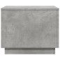 vidaXL Couchtisch mit LED-Leuchten Betongrau 50x50x40 cm vidaXL Couchtisch mit LED-Leuchten Betongrau 50x50x40 cm