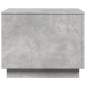 vidaXL Couchtisch mit LED-Leuchten Betongrau 50x50x40 cm vidaXL Couchtisch mit LED-Leuchten Betongrau 50x50x40 cm