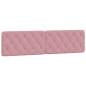 vidaXL Bettgestell mit Kopfteil Rosa 200x200 cm Samt vidaXL Bettgestell mit Kopfteil Rosa 200x200 cm Samt