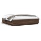 vidaXL Bettgestell Braun Eichen-Optik 180x200 cm Holzwerkstoff vidaXL Bettgestell Braun Eichen-Optik 180x200 cm Holzwerkstoff