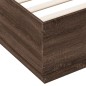vidaXL Bettgestell Braun Eichen-Optik 180x200 cm Holzwerkstoff vidaXL Bettgestell Braun Eichen-Optik 180x200 cm Holzwerkstoff