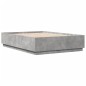 vidaXL Bettgestell Betongrau 160x200 cm Holzwerkstoff vidaXL Bettgestell Betongrau 160x200 cm Holzwerkstoff