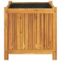 vidaXL Pflanzkübel mit Einlage 50x50x50 cm Massivholz Akazie vidaXL Pflanzkübel mit Einlage 50x50x50 cm Massivholz Akazie