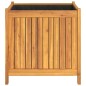 vidaXL Pflanzkübel mit Einlage 50x50x50 cm Massivholz Akazie vidaXL Pflanzkübel mit Einlage 50x50x50 cm Massivholz Akazie