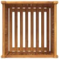 vidaXL Pflanzkübel mit Einlage 50x50x50 cm Massivholz Akazie vidaXL Pflanzkübel mit Einlage 50x50x50 cm Massivholz Akazie