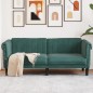 vidaXL Sofa 2-Sitzer Dunkelgrün Samt vidaXL Sofa 2-Sitzer Dunkelgrün Samt