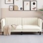 vidaXL Sofa 2-Sitzer Creme Samt vidaXL Sofa 2-Sitzer Creme Samt