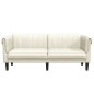 vidaXL Sofa 2-Sitzer Creme Samt vidaXL Sofa 2-Sitzer Creme Samt