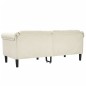vidaXL Sofa 2-Sitzer Creme Samt vidaXL Sofa 2-Sitzer Creme Samt