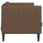 vidaXL Sofa 2-Sitzer Braun Stoff vidaXL Sofa 2-Sitzer Braun Stoff