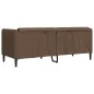 vidaXL Sofa 2-Sitzer Braun Stoff vidaXL Sofa 2-Sitzer Braun Stoff
