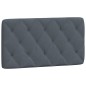 vidaXL Bett mit Matratze Dunkelgrau 100x200 cm Samt vidaXL Bett mit Matratze Dunkelgrau 100x200 cm Samt