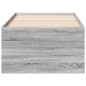 vidaXL Tagesbett mit Schubladen Grau Sonoma 90x190 cm Holzwerkstoff vidaXL Tagesbett mit Schubladen Grau Sonoma 90x190 cm Holzwerkstoff