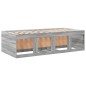 vidaXL Tagesbett mit Schubladen Grau Sonoma 90x190 cm Holzwerkstoff vidaXL Tagesbett mit Schubladen Grau Sonoma 90x190 cm Holzwerkstoff