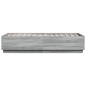 vidaXL Bettgestell Grau Sonoma 75x190 cm Holzwerkstoff vidaXL Bettgestell Grau Sonoma 75x190 cm Holzwerkstoff