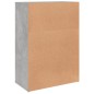 vidaXL Sideboard Betongrau 60x31x84 cm Holzwerkstoff vidaXL Sideboard Betongrau 60x31x84 cm Holzwerkstoff