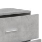 vidaXL Sideboard Betongrau 60x31x84 cm Holzwerkstoff vidaXL Sideboard Betongrau 60x31x84 cm Holzwerkstoff