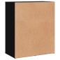 vidaXL Sideboard Schwarz 60x31x70 cm Holzwerkstoff vidaXL Sideboard Schwarz 60x31x70 cm Holzwerkstoff