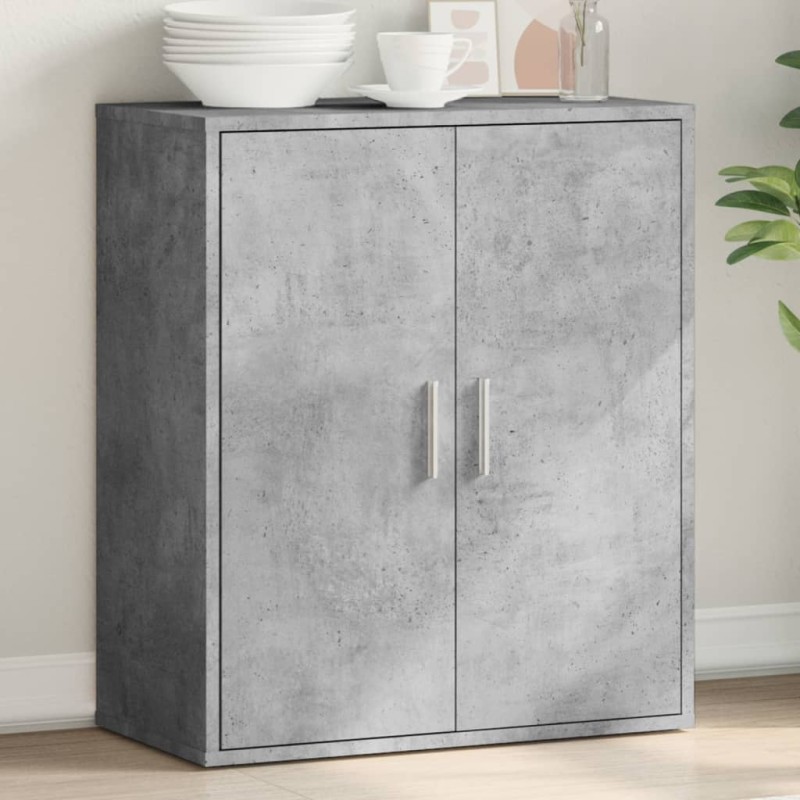 vidaXL Sideboard Betongrau 79x38x80 cm Holzwerkstoff vidaXL Sideboard Betongrau 79x38x80 cm Holzwerkstoff