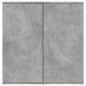 vidaXL Sideboard Betongrau 79x38x80 cm Holzwerkstoff vidaXL Sideboard Betongrau 79x38x80 cm Holzwerkstoff