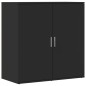 vidaXL Sideboard Schwarz 79x38x80 cm Holzwerkstoff vidaXL Sideboard Schwarz 79x38x80 cm Holzwerkstoff