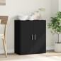 vidaXL Sideboard Schwarz 79x38x80 cm Holzwerkstoff vidaXL Sideboard Schwarz 79x38x80 cm Holzwerkstoff
