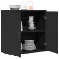 vidaXL Sideboard Schwarz 79x38x80 cm Holzwerkstoff vidaXL Sideboard Schwarz 79x38x80 cm Holzwerkstoff