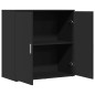 vidaXL Sideboard Schwarz 79x38x80 cm Holzwerkstoff vidaXL Sideboard Schwarz 79x38x80 cm Holzwerkstoff