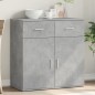 vidaXL Sideboard Betongrau 79x38x80 cm Holzwerkstoff vidaXL Sideboard Betongrau 79x38x80 cm Holzwerkstoff