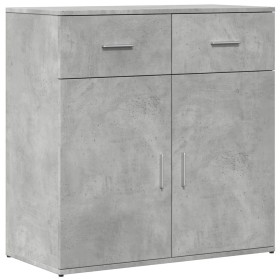 vidaXL Sideboard Betongrau 79x38x80 cm Holzwerkstoff