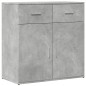 vidaXL Sideboard Betongrau 79x38x80 cm Holzwerkstoff vidaXL Sideboard Betongrau 79x38x80 cm Holzwerkstoff