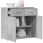 vidaXL Sideboard Betongrau 79x38x80 cm Holzwerkstoff vidaXL Sideboard Betongrau 79x38x80 cm Holzwerkstoff