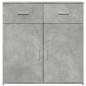 vidaXL Sideboard Betongrau 79x38x80 cm Holzwerkstoff vidaXL Sideboard Betongrau 79x38x80 cm Holzwerkstoff