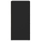vidaXL Sideboard Schwarz 60x39x80 cm Holzwerkstoff vidaXL Sideboard Schwarz 60x39x80 cm Holzwerkstoff