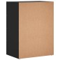 vidaXL Sideboard Schwarz 60x39x80 cm Holzwerkstoff vidaXL Sideboard Schwarz 60x39x80 cm Holzwerkstoff