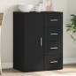 vidaXL Sideboard Schwarz 59x39x80 cm Holzwerkstoff vidaXL Sideboard Schwarz 59x39x80 cm Holzwerkstoff