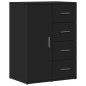 vidaXL Sideboard Schwarz 59x39x80 cm Holzwerkstoff vidaXL Sideboard Schwarz 59x39x80 cm Holzwerkstoff