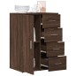 vidaXL Sideboard Braun Eichen-Optik 59x39x80 cm Holzwerkstoff vidaXL Sideboard Braun Eichen-Optik 59x39x80 cm Holzwerkstoff