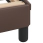 vidaXL Bett mit Matratze Braun 120x200 cm Kunstleder vidaXL Bett mit Matratze Braun 120x200 cm Kunstleder
