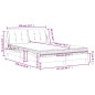 vidaXL Bett mit Matratze Braun 120x200 cm Kunstleder vidaXL Bett mit Matratze Braun 120x200 cm Kunstleder