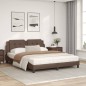 vidaXL Bett mit Matratze Braun 160x200 cm Kunstleder vidaXL Bett mit Matratze Braun 160x200 cm Kunstleder