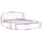 vidaXL Bett mit Matratze Braun 160x200 cm Kunstleder vidaXL Bett mit Matratze Braun 160x200 cm Kunstleder
