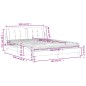 vidaXL Bett mit Matratze Cappuccino-Braun 160x200 cm Kunstleder vidaXL Bett mit Matratze Cappuccino-Braun 160x200 cm Kunstleder