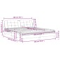 vidaXL Bett mit Matratze Schwarz 180x200 cm Kunstleder vidaXL Bett mit Matratze Schwarz 180x200 cm Kunstleder