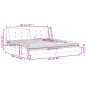 vidaXL Bett mit Matratze Braun 200x200 cm Kunstleder vidaXL Bett mit Matratze Braun 200x200 cm Kunstleder