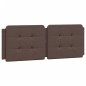 vidaXL Bett mit Matratze Braun 140x190 cm Kunstleder vidaXL Bett mit Matratze Braun 140x190 cm Kunstleder