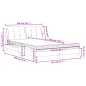 vidaXL Bett mit Matratze Braun 140x190 cm Kunstleder vidaXL Bett mit Matratze Braun 140x190 cm Kunstleder