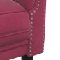 vidaXL 3-tlg. Sofagarnitur Weinrot Samt vidaXL 3-tlg. Sofagarnitur Weinrot Samt