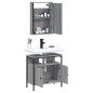 vidaXL 2-tlg. Badmöbel-Set Grau Sonoma Holzwerkstoff vidaXL 2-tlg. Badmöbel-Set Grau Sonoma Holzwerkstoff